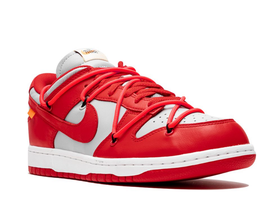 Nike X Off White Dunk Low “university red” Tenisice
