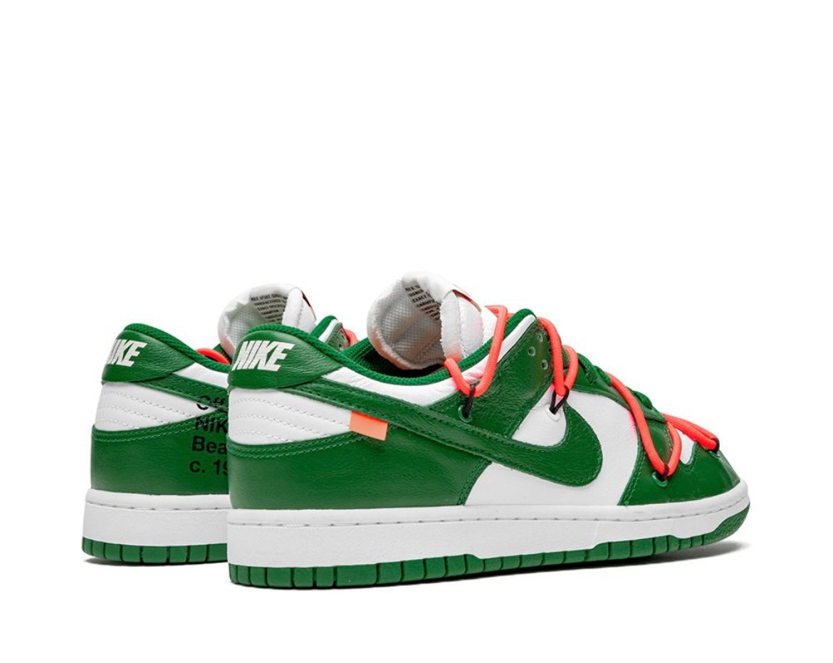 Nike X Off White dunk low “pine green” Tenisice