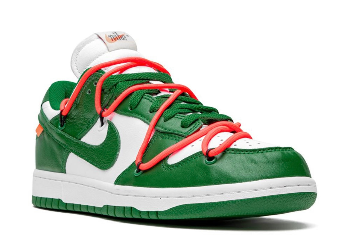 Nike X Off White dunk low “pine green” Tenisice